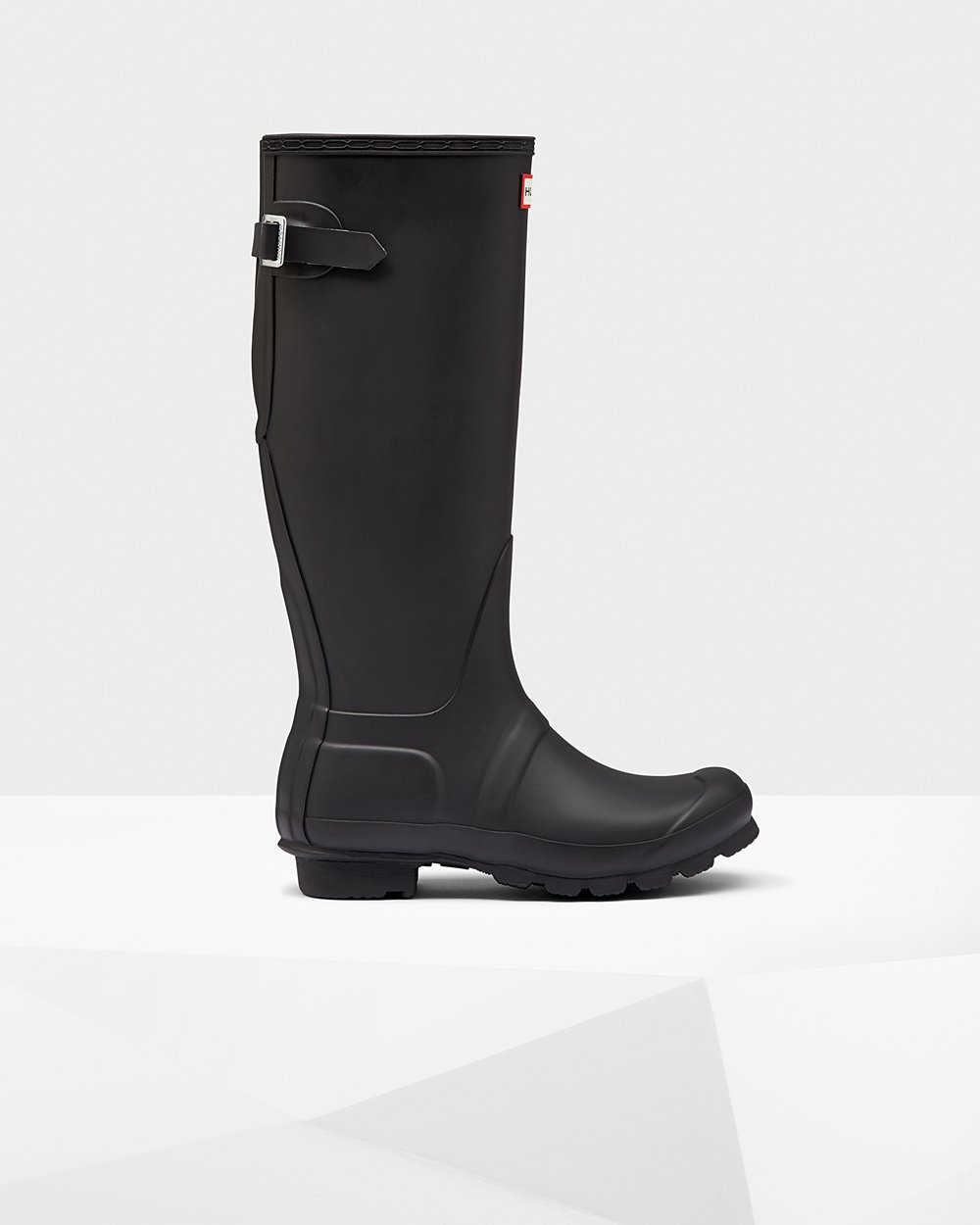 Galochas Altas Hunter Feminina Pretas - Original Back Adjustable - 65VLPDCOU